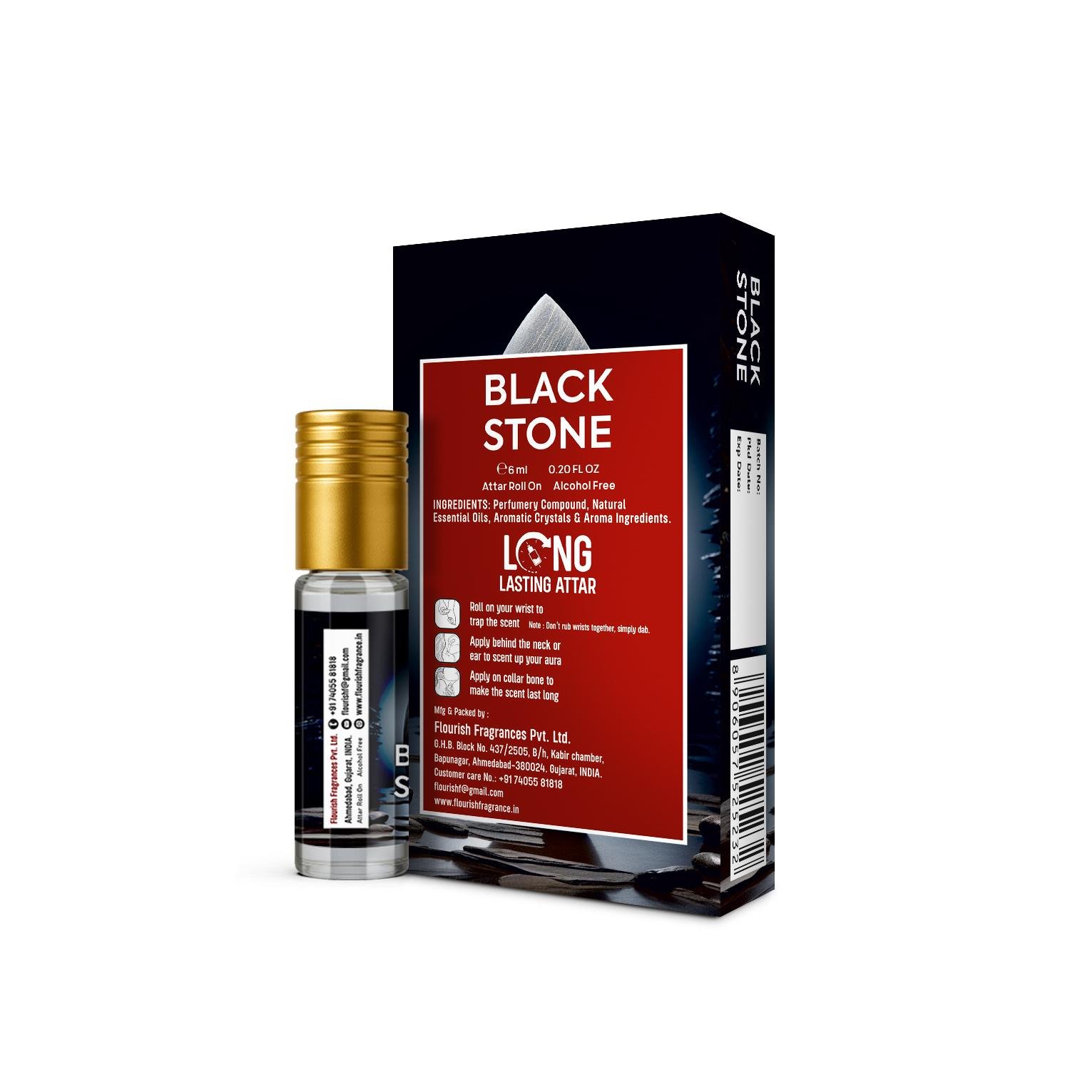 BLACK STONE ATTAR ROLL ON PERFUME