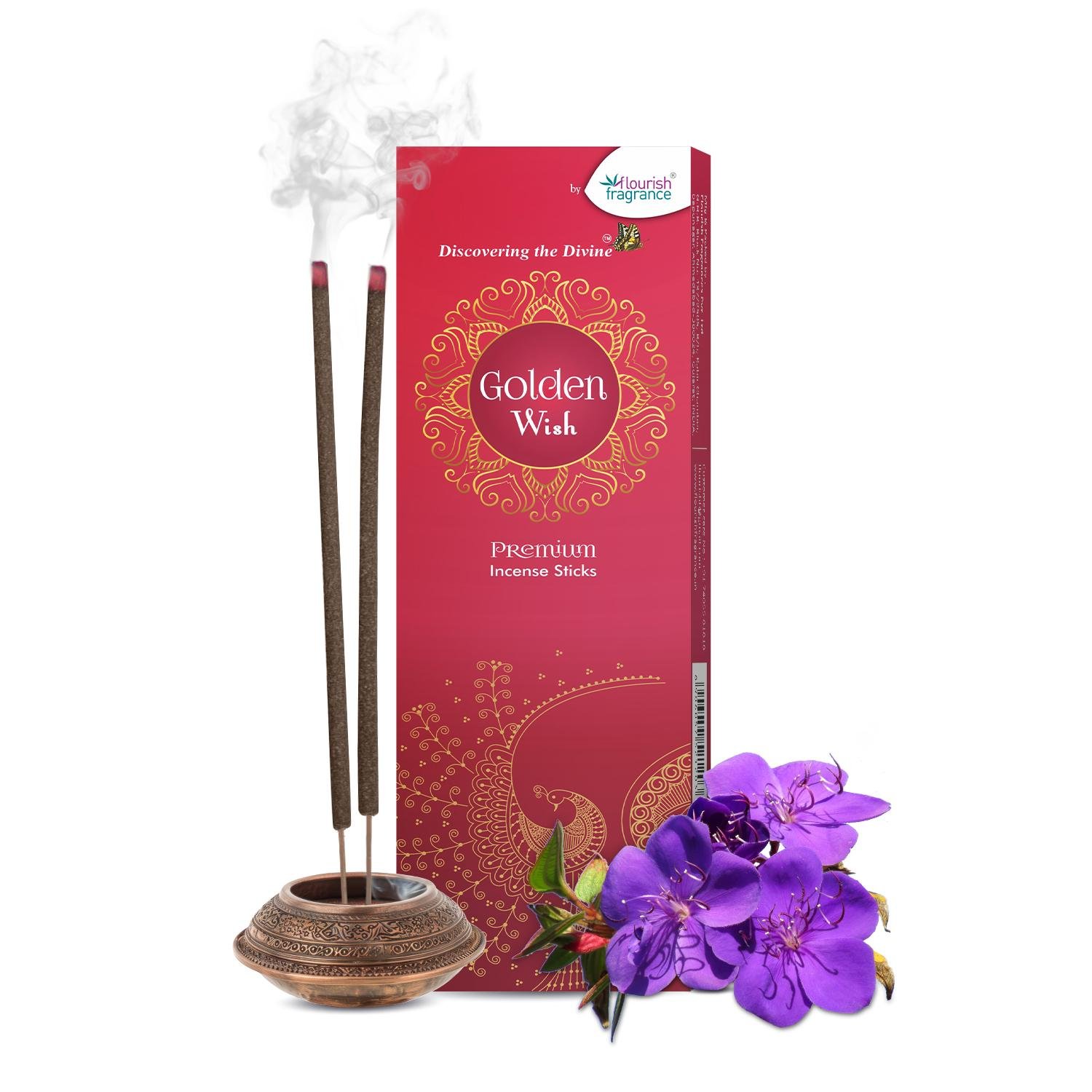 GOLDEN WISH THICK PREMIUM INCENSE STICKS