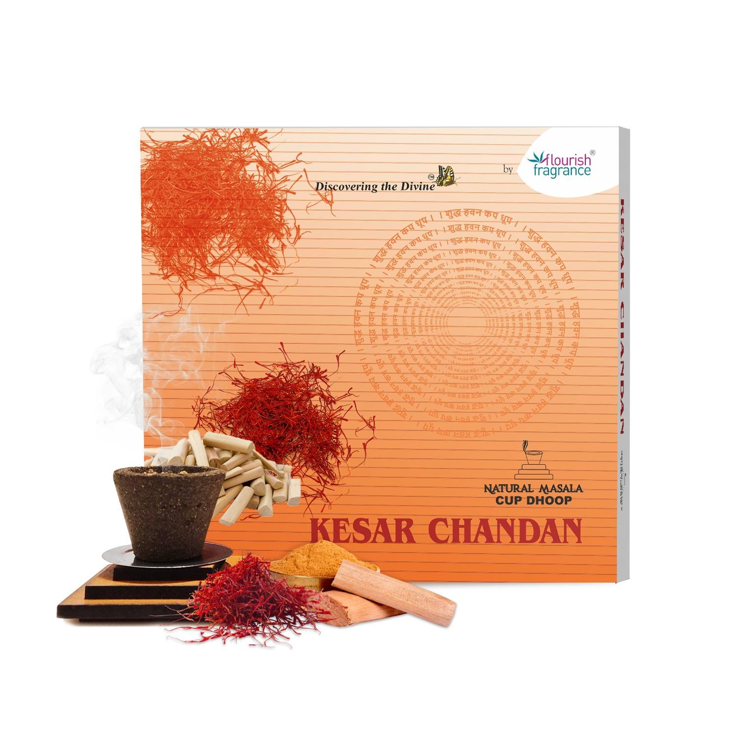 KESAR CHANDAN NATURAL MASALA DHOOP CUP