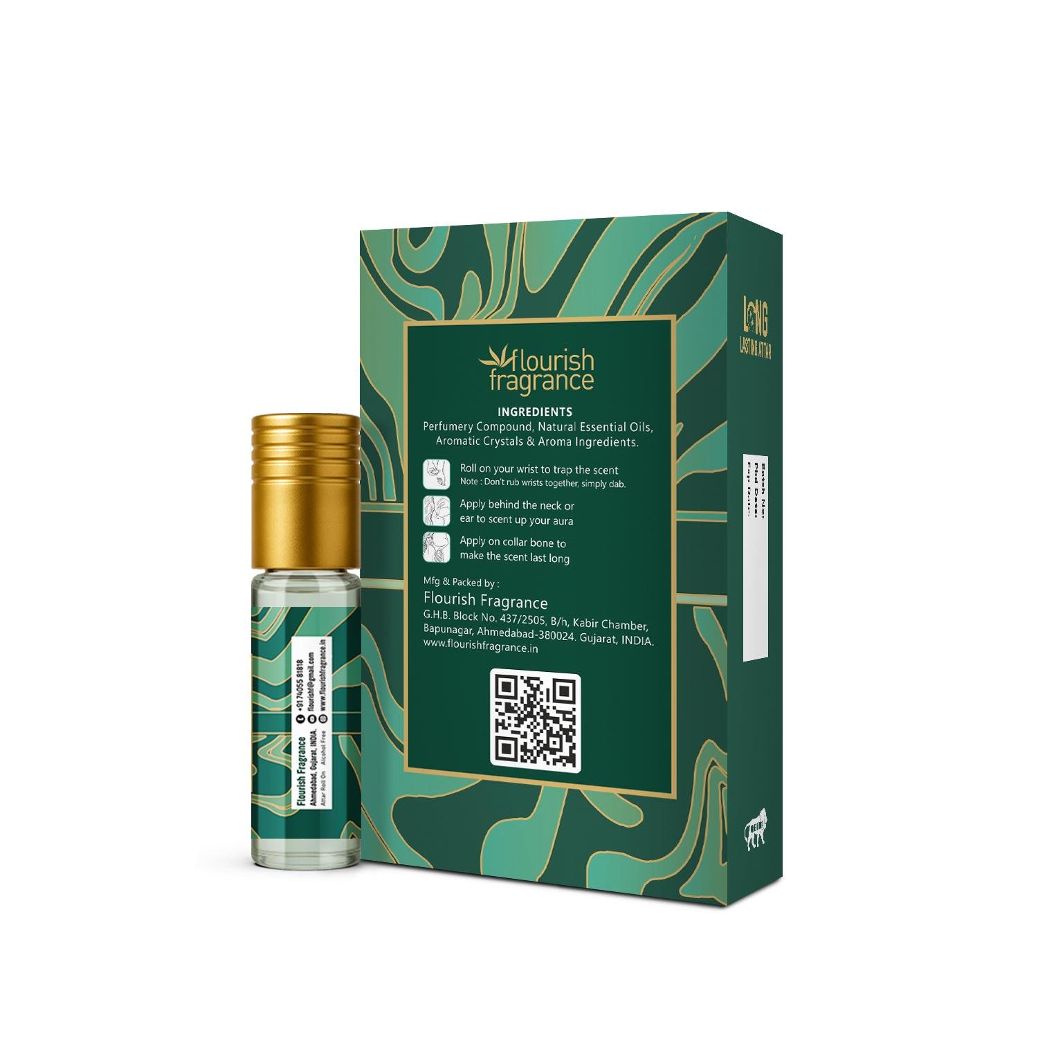 LEAFY ATTAR ROLL ON PERFUME FOR MEN & WOMEN