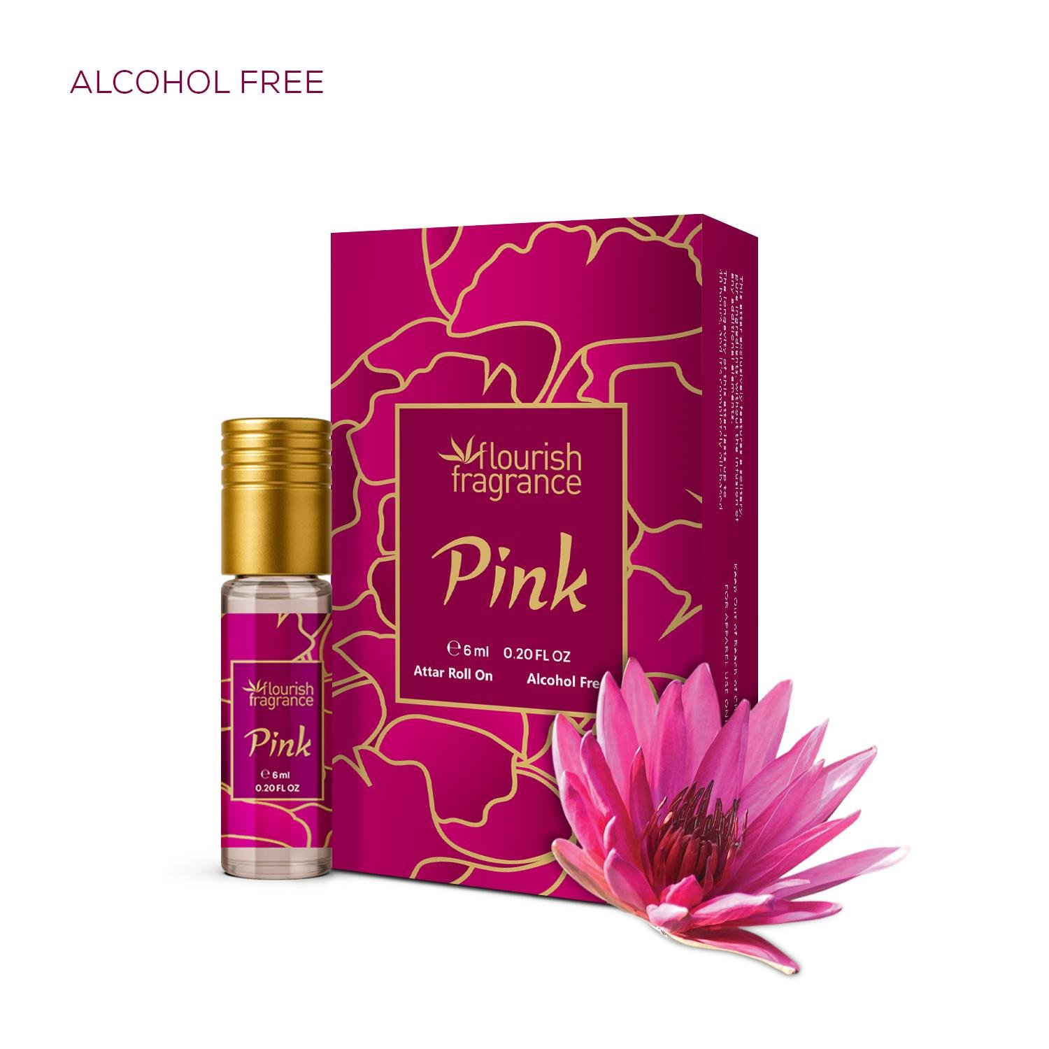 PINK ATTAR ROLL ON PERFUME FOR WOMEN