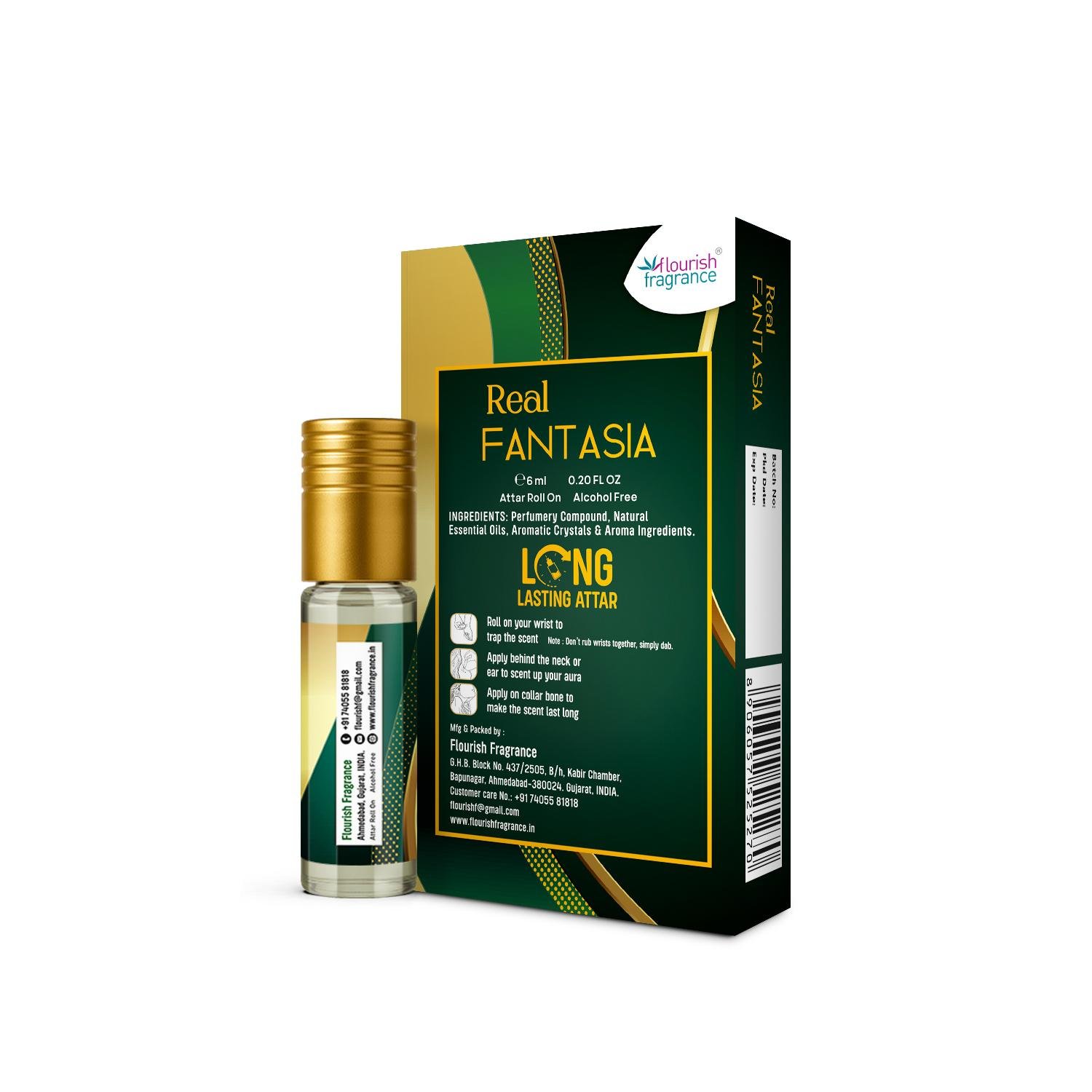 REAL FANTASIA ATTAR ROLL ON PERFUME