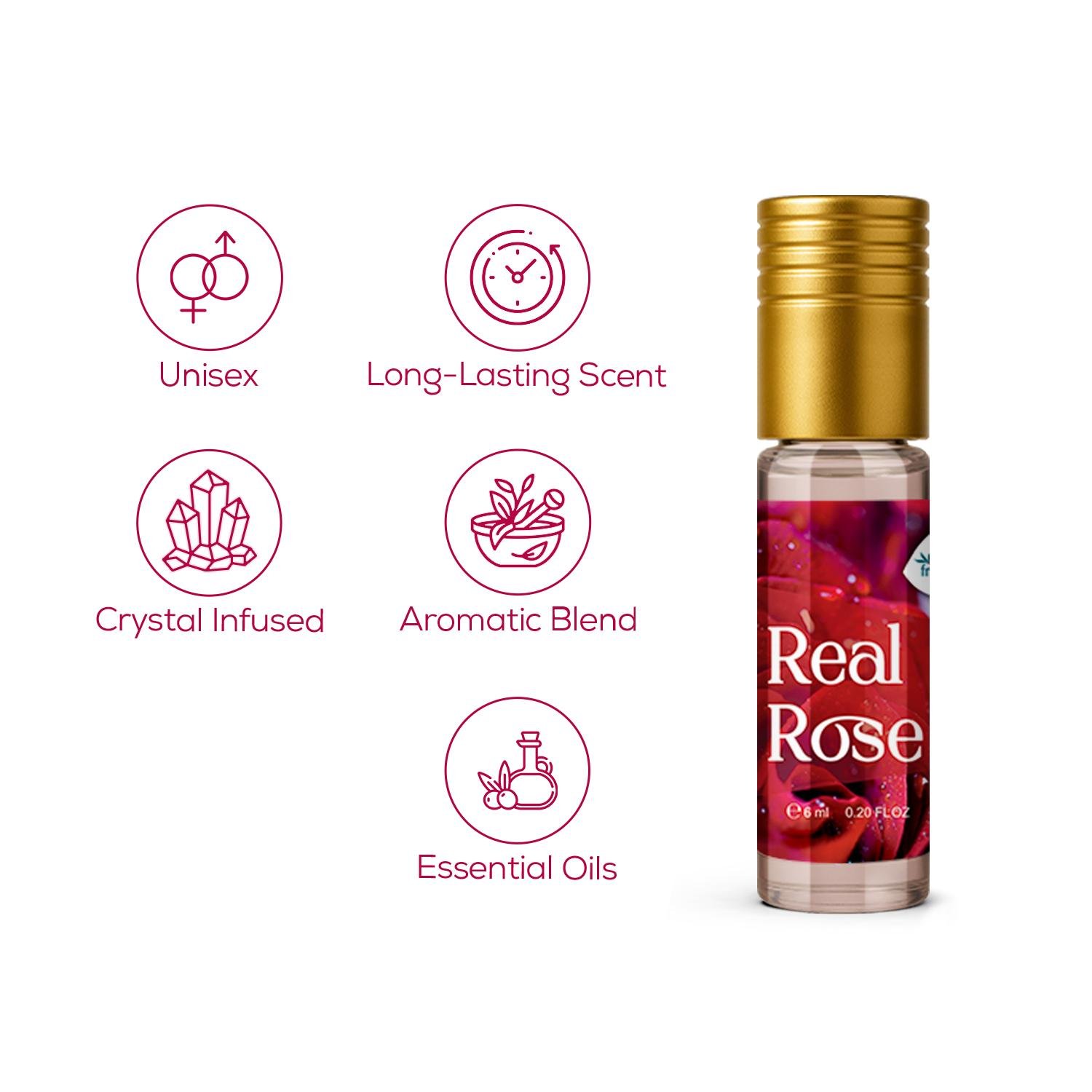 REAL ROSE ATTAR ROLL ON PERFUME