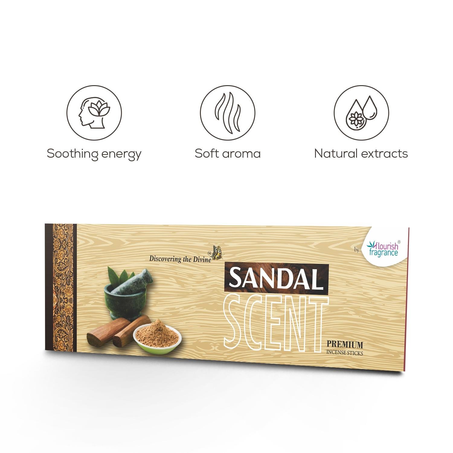 SANDAL SCENT PREMIUM INCENSE STICKS