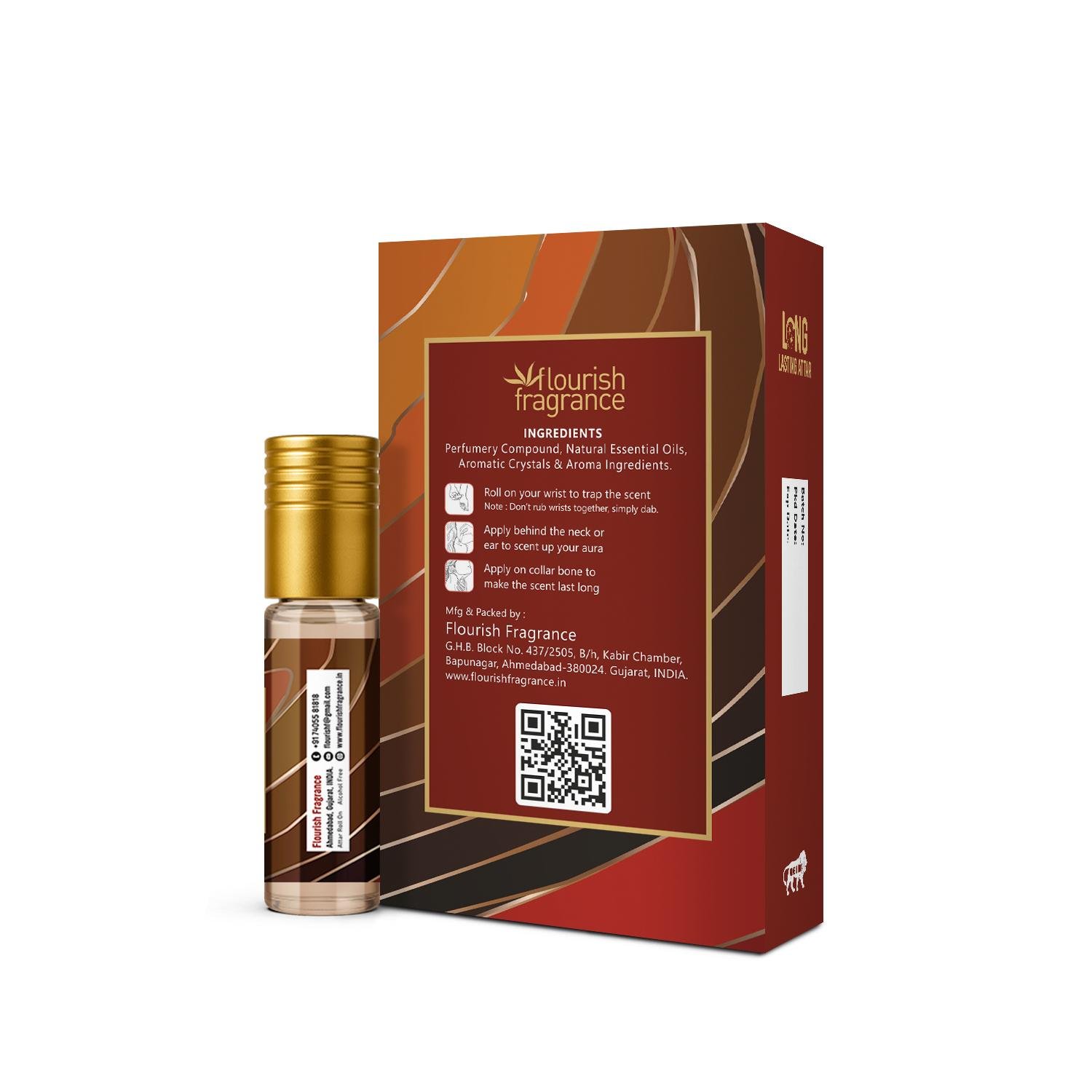 SWISS ATTAR ROLL ON PERFUME FOR MEN & WOMEN