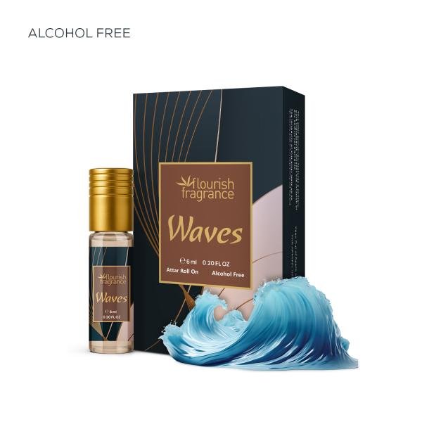 WAVES ATTAR ROLL ON PERFUME FOR MEN & WOMEN