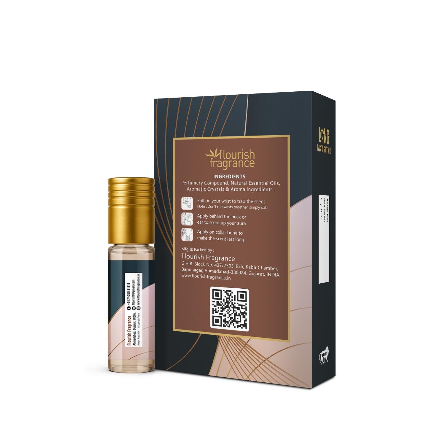 WAVES ATTAR ROLL ON PERFUME FOR MEN & WOMEN