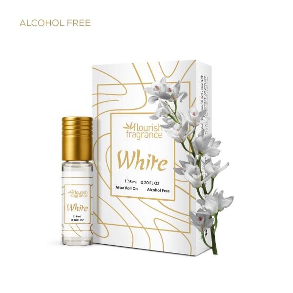 WHITE ATTAR ROLL ON PERFUME FOR MEN & WOMEN