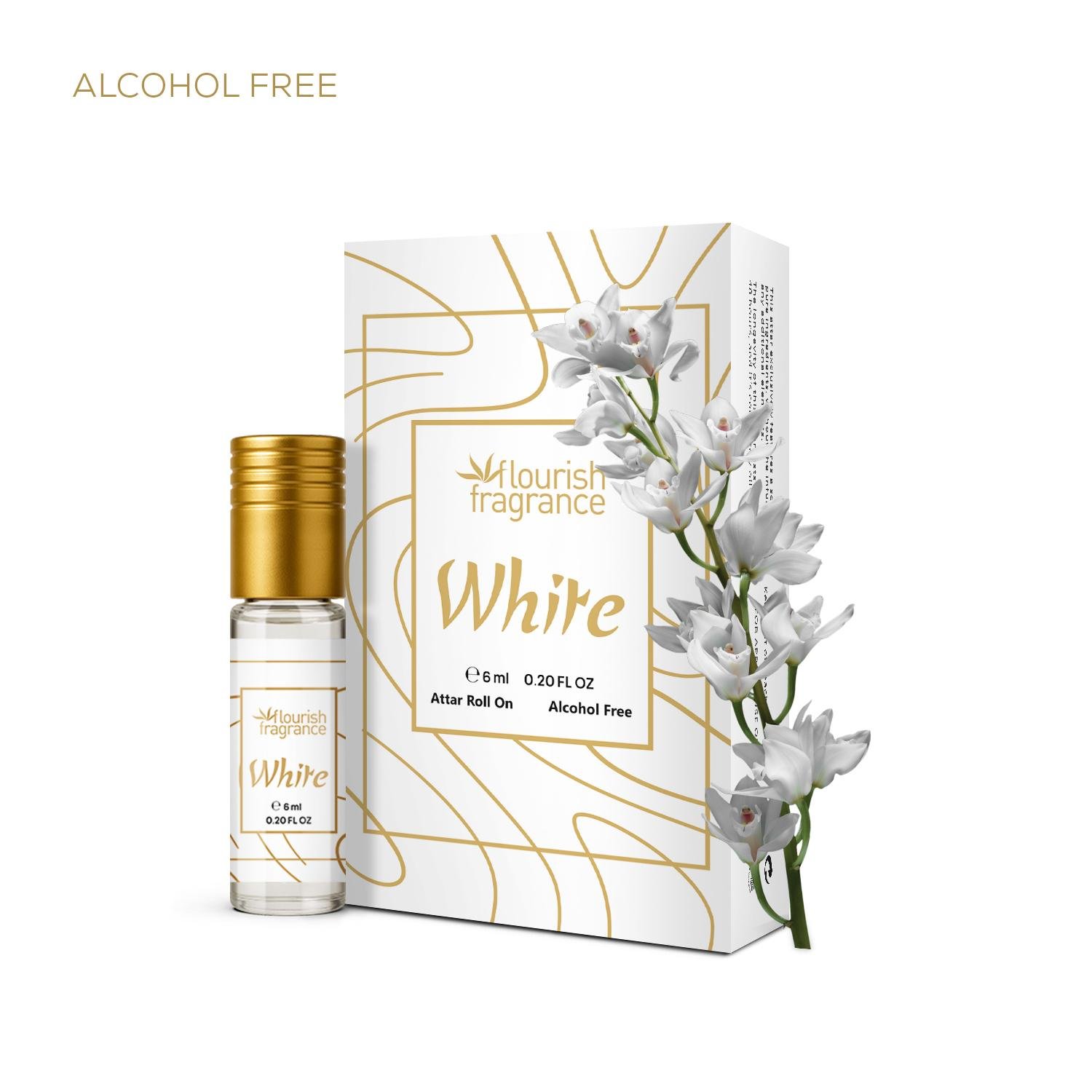 WHITE ATTAR ROLL ON PERFUME FOR MEN & WOMEN